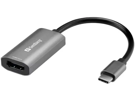 Rozbaleno - Sandberg HDMI Capture Link(F) do USB-C (M) konvertor             / rozbaleno