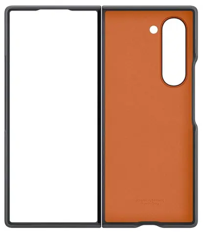 Samsung Ochranný kryt z veganské kůže pro Samsung Galaxy Z Fold 6 šedá