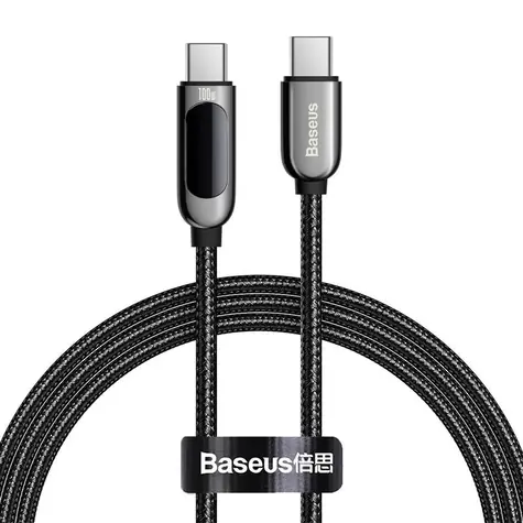 Baseus CATSK-B01 Display Cable USB-C (M) - USB-C (M) 1 m černá / 100W