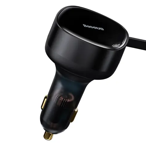 Baseus C00035500111-00 Enjoyment nabíječka do auta s kabelem černá / USB-C / 33W