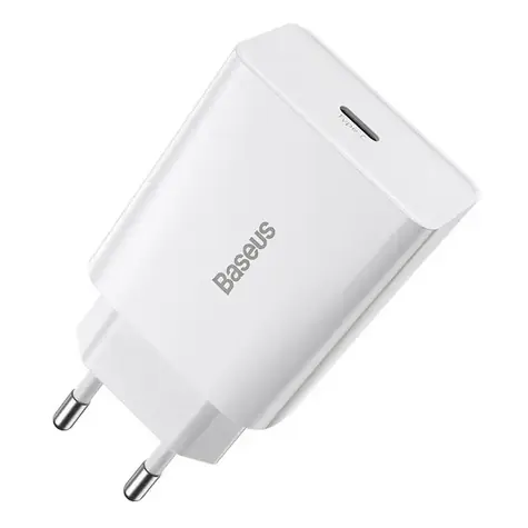 Baseus CCFS-SN02 Speed Mini Rychlonabíječka bílá / 20W / USB-C