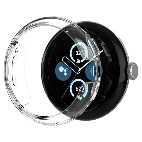Spigen Thin Fit ochranný kryt pro Google Pixel Watch 3/2/1 (41mm) crystal clear