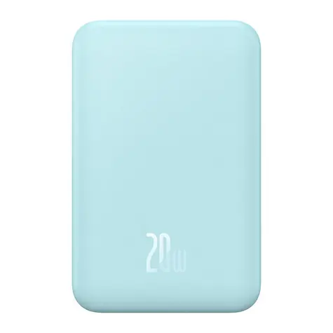 Baseus P10022107313-00 modrá / Powerbanka / 5000mAh / USB-C / MagSafe / 20W
