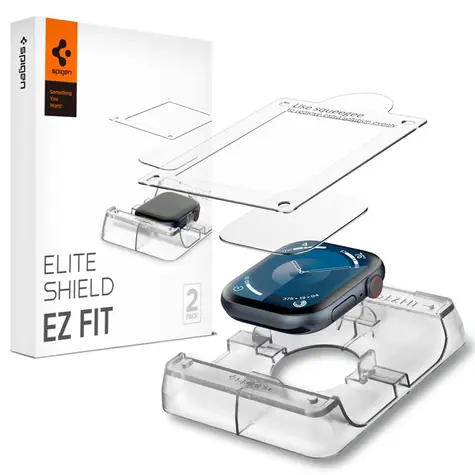 Spigen Eliteshield EZ Fit Ochranná fólie pro Apple Watch 2024 46mm čirá