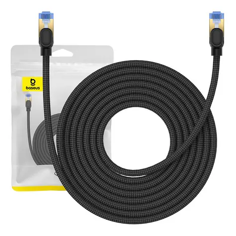 Baseus B0013320B111-06 Opletený síťový kabel RJ45 Cat.7 8m černá