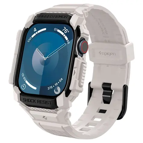Spigen Rugged Armor Pro Ochranné pouzdro pro Apple Watch 2024 42mm dune beige