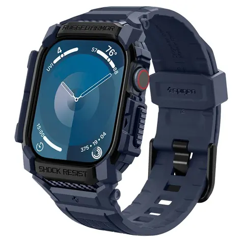 Spigen Rugged Armor Pro Ochranné pouzdro pro Apple Watch 2024 46mm navy blue