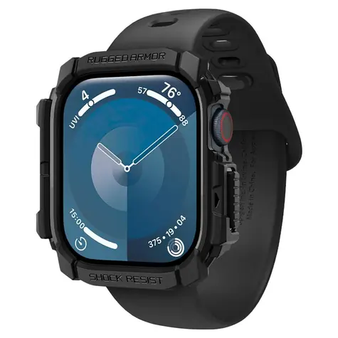 Spigen Rugged Armor Ochranné pouzdro pro Apple Watch 2024 46mm matte black