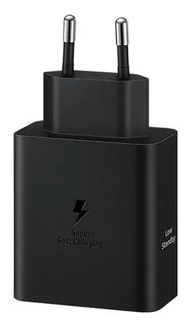 Samsung Duální nabíječka do sítě s kabelem USB-C (50W) černá / Kabel USB-C/USB-C (1.8m)