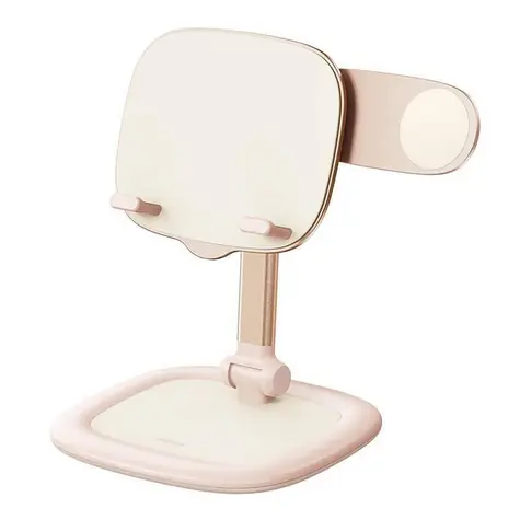 Baseus B10451501411-00 Seashell Stojan na tablet/telefon růžová