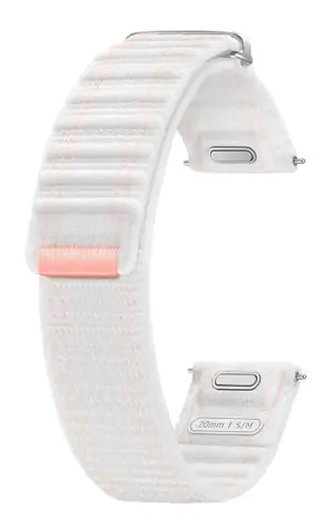 Samsung Látkový řemínek (S/M) pro Samsung Galaxy Watch 7 růžová-bílá