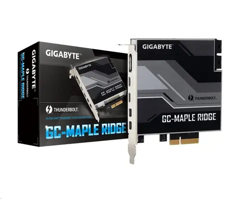 GIGABYTE GC-MAPLE RIDGE / PCIe 3.0 x4 / 1x Display port 1.4 / 2x USB-C 3.2 Gen2 / 2x Mini-Display Port