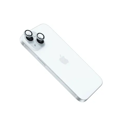 FIXED Ochranná skla čoček fotoaparátů Camera Glass pro Apple iPhone 16/16 Plus modrá