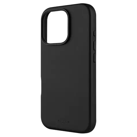 FIXED Kožený zadní kryt MagLeather s podporou MagSafe pro Apple iPhone 16 Pro černý