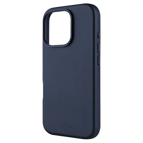FIXED Kožený zadní kryt MagLeather s podporou MagSafe pro Apple iPhone 16 Pro modrý