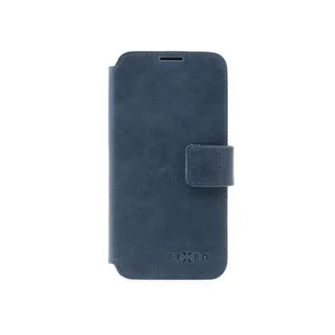 FIXED Kožené pouzdro typu kniha ProFit pro Apple iPhone 16 Pro Max modré