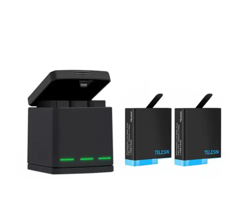 Telesin GP-BNC-801 Tříslotový nabíjecí box pro GoPro Hero 8 + 2 baterie