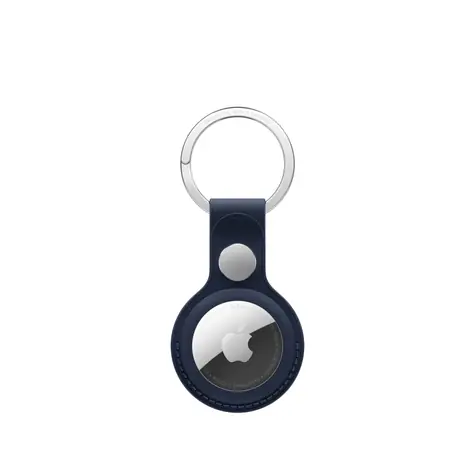 Apple Klíčenka z tkaniny FineWoven na AirTag - tmavě modrá / klíčenka