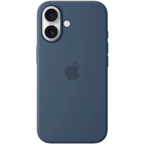 Apple Silikonový kryt s MagSafe pro iPhone 16 - Denim