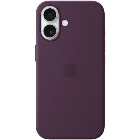 Apple Silikonový kryt s MagSafe pro iPhone 16 - Plum