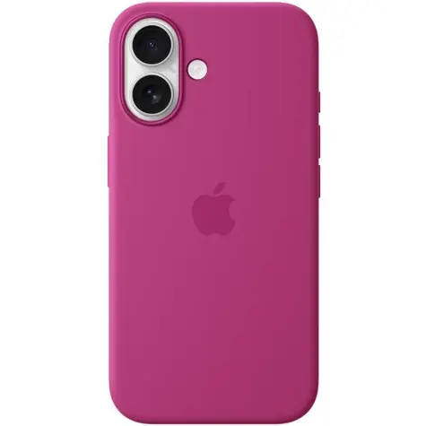 Apple Silikonový kryt s MagSafe pro iPhone 16 - Fuchsia