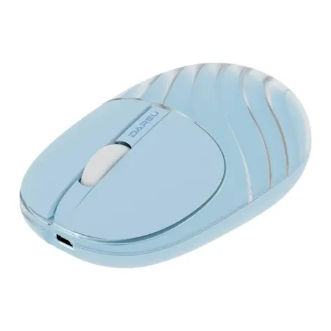 Dareu LM135G modrá / Bezdrátová optická myš / 1200DPI / 3 tlačítka / 2.4G