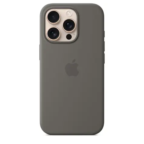 Apple Silikonový kryt s MagSafe pro iPhone 16 Pro - Stone Gray