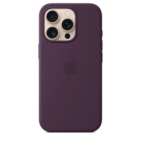 Apple Silikonový kryt s MagSafe pro iPhone 16 Pro - Plum