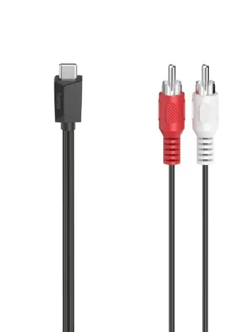 Hama audio redukce USB-C na 2 cinch zásuvky 1.5m