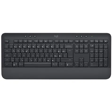 Logitech K650 Graphite / Bezdrátová klávesnice / BT / 2.4GHz / CZ&SK Layout
