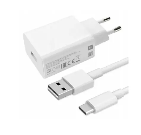 Xiaomi nabíječka 22.5W bílá / 1x USB / 5V-3A / 9V-2.23A/ 12V-1.67A