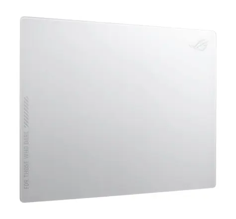 ASUS ROG Moonstone ACE bílá / herní podložka pod myš / velikost L / 500 x 400 x 4 mm / sklo