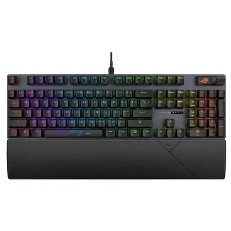 ASUS ROG STRIX SCOPE II černá / herní klávesnice / mechanická / drátová / spínače ROG RX RED / US