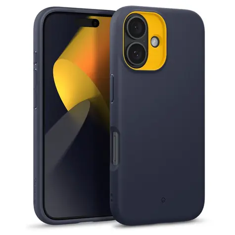 Spigen Caseology Nano Pop s podporou MagSafe pro Apple iPhone 16 blueberry navy