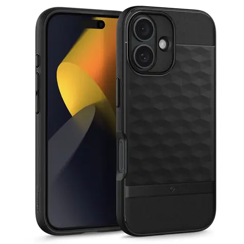 Spigen Caseology Parallax MagSafe ochranný kryt pro Apple iPhone 16 matte black
