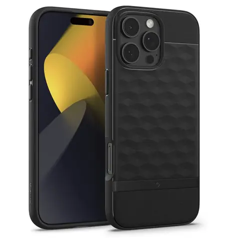 Spigen Caseology Parallax MagSafe ochranný kryt pro Apple iPhone 16 Pro Max matte black