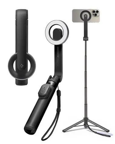 Spigen MagSafe SelfieStick Tripod selfie tyč černá
