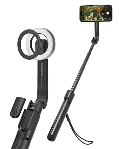 Spigen MagSafe SelfieStick Tripod selfie tyč delší verze černá