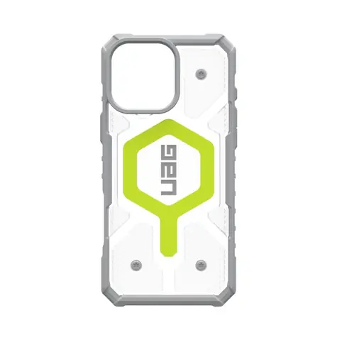 UAG Pathfinder Clear MagSafe ochranný kryt pro Apple iPhone 16 Pro Max active neon