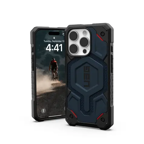 UAG Monarch Pro MagSafe ochranný kryt pro Apple iPhone 16 Pro modrá (kevlar)