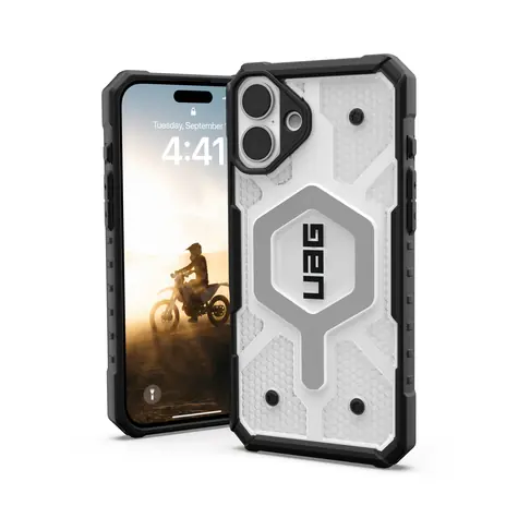UAG Pathfinder Clear MagSafe ochranný kryt pro Apple iPhone 16 Plus bílá