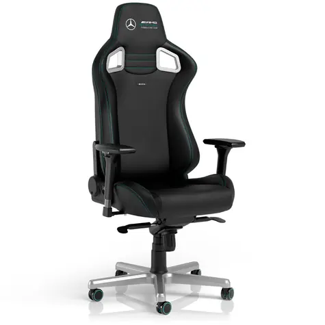 noblechairs EPIC Mercedes-AMG Petronas Formula 1 / Herní židle / syntetická kůže / nastavitelná / pojezdová kolečka / no