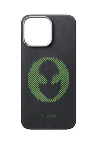 Pitaka x Aries Tactile Woven ochranný kryt pro Apple iPhone 16 Pro alien