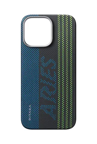 Pitaka x Aries Tactile Woven ochranný kryt pro Apple iPhone 16 Pro credit card