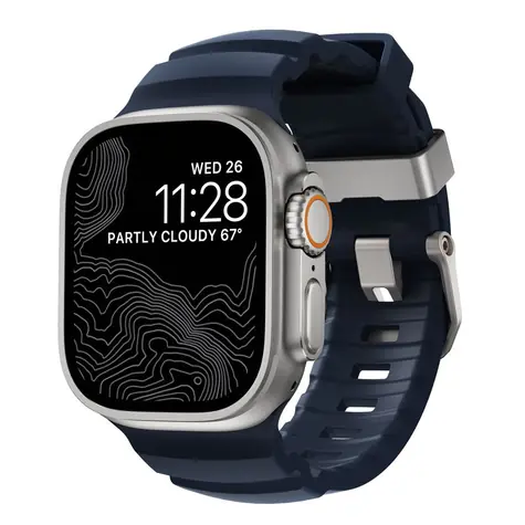 Nomad Rocky Point Band řemínek pro Apple Watch Ultra (49/45/44/42mm) modrá