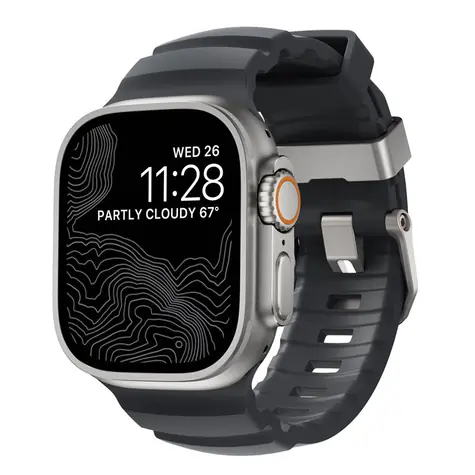 Nomad Rocky Point Band řemínek pro Apple Watch Ultra (49/45/44/42mm) šedá