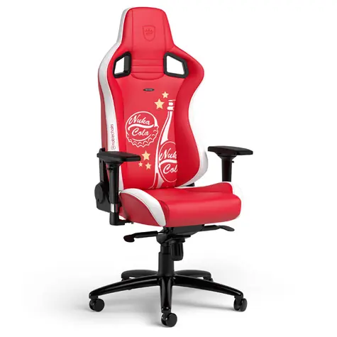 noblechairs EPIC Nuka-Cola - Fallout Edition / Herní židle / syntetická kůže / nastavitelná / pojezdová kolečka / nosnos