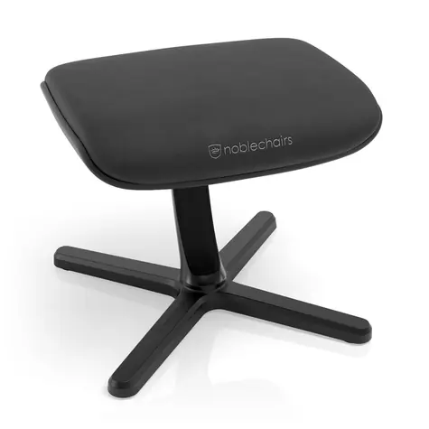 noblechairs Footrest 2 černá / Podnožka / PU kůže / nastavitelná / maximální sklon 45°