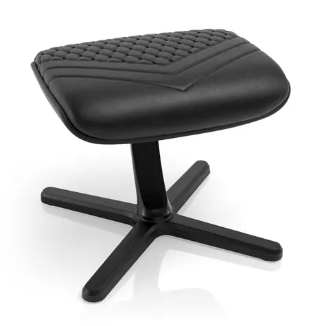 noblechairs Footrest 2 černá / Podnožka / kůže / nastavitelná / maximální sklon 45°