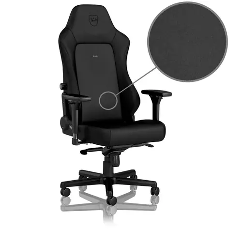 noblechairs HERO Black Edition / Herní židle / syntetická kůže / nastavitelná / pojizdná kolečka / nosnost 150 kg 